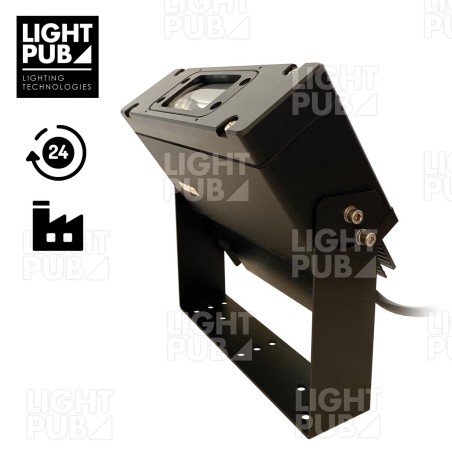 Proiettore di linee luminose a LED da 100 Watt per proiettare a terra una linea luminosa verde o rossa per i passaggi pedonali.