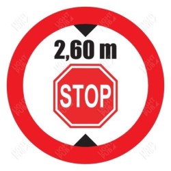 Segnale di stop gobo ad altezza limitata